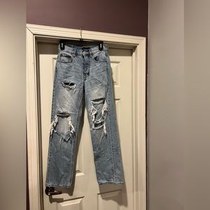 Aeropostale size 4 90s baggy distressed jeans